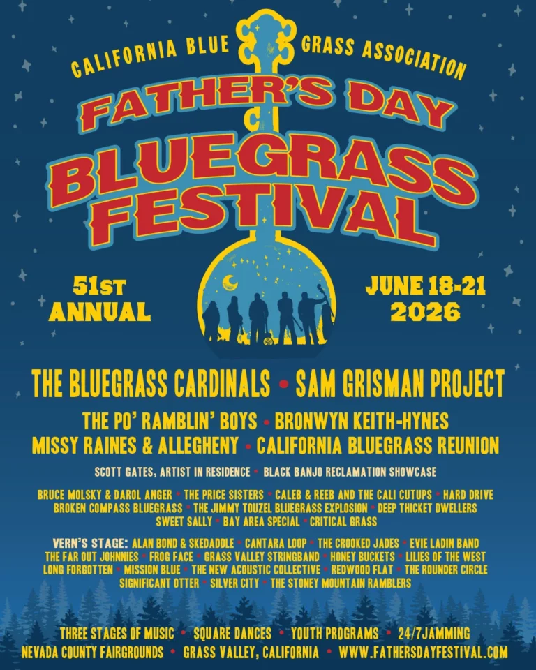 Father’s Day Bluegrass Festival Returns to Grass Valley