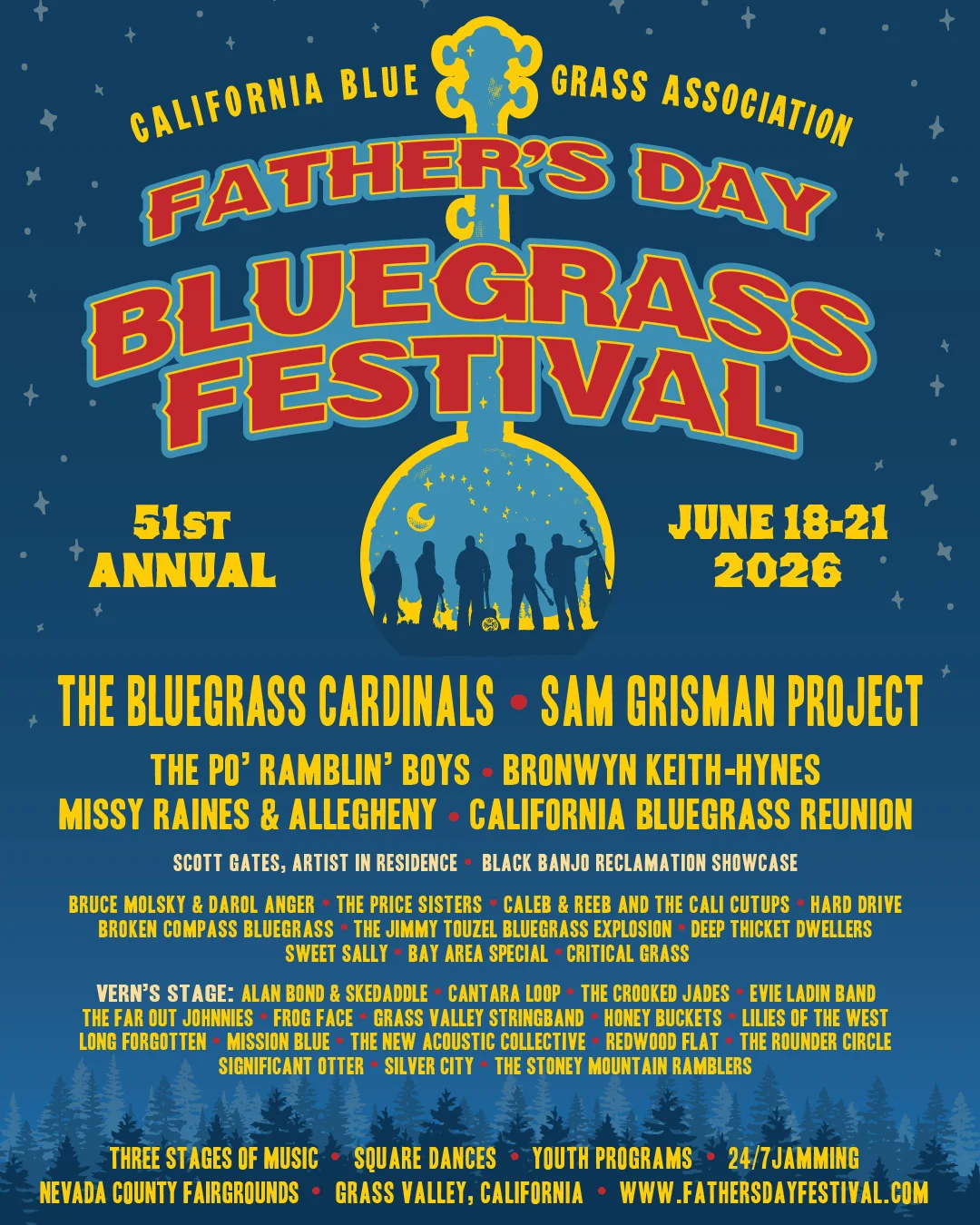 Father’s Day Bluegrass Festival Returns to Grass Valley