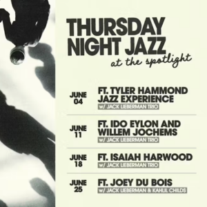New Thursday Jazz Night Series at The Spotlight in Los Angeles
