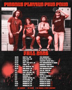 Pigeons Playing Ping Pong Announce 2026 Fall Tour