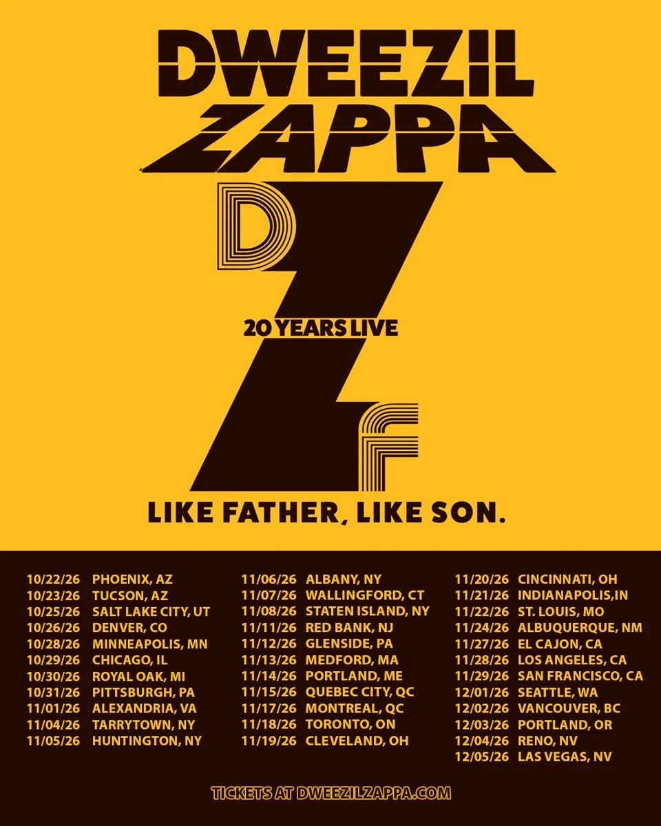 Dweezil Zappa Announces DZ20: Like Father, Like Son Tour