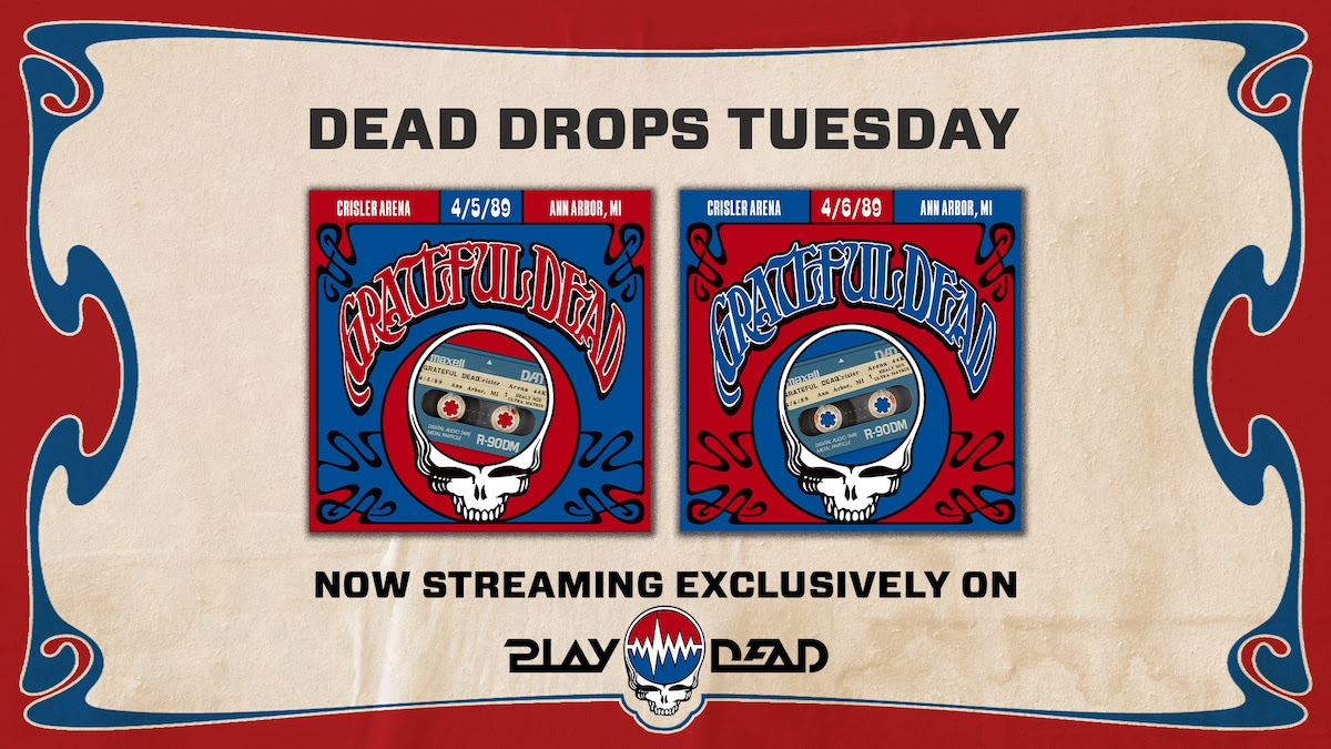 Grateful Dead Ann Arbor 1989 Shows Join Dead Drops