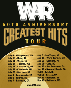 WAR Announce Greatest Hits 50th Anniversary Reissue