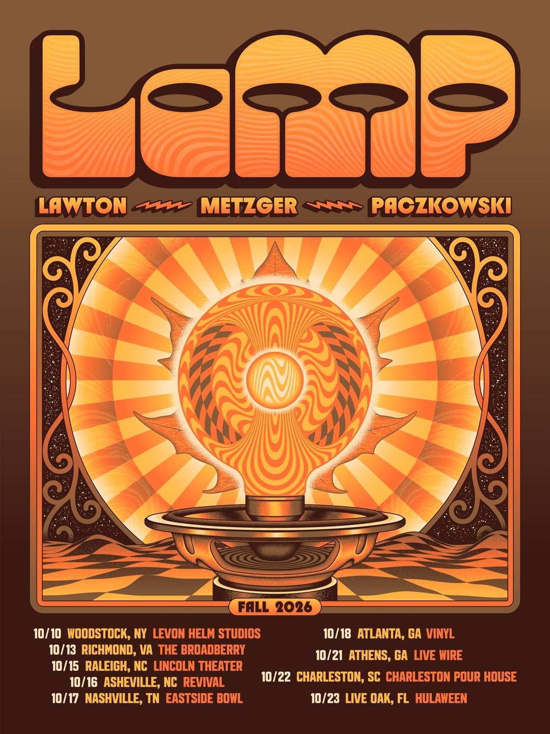 LaMP ft. Russ Lawton, Scott Metzger & Ray Paczkowski Announce Fall 2026 Tour