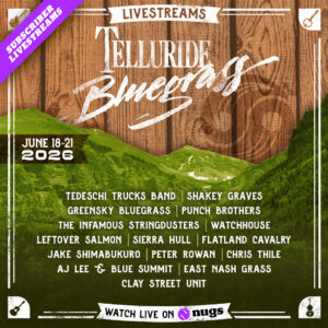 Telluride Bluegrass Teams Up With nugs To Livestream 2026 Festival