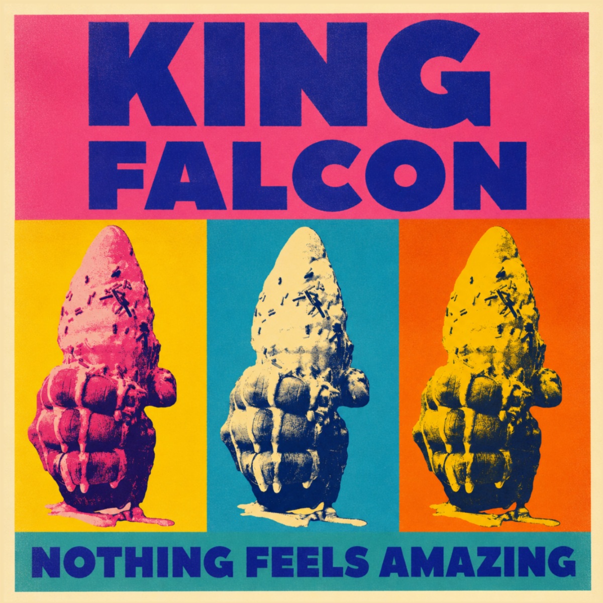 NYC alt-rock trio King Falcon fight to stay present and positive on “Nothing Feels Amazing”