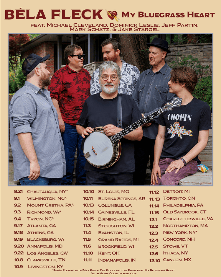 Béla Fleck Announces Fall and Winter My Bluegrass Heart Tour Dates