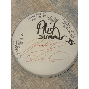 Mimi Fishman Foundation Launches Phish 2025 Drumhead and Drumstick Charity Auction