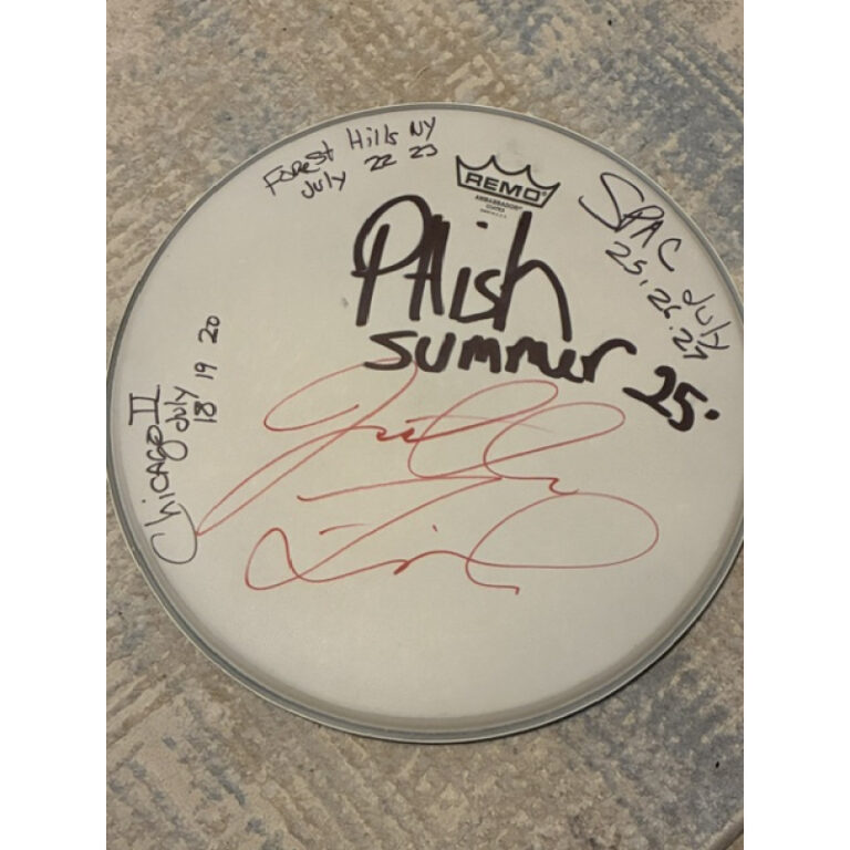 Mimi Fishman Foundation Launches Phish 2025 Drumhead and Drumstick Charity Auction