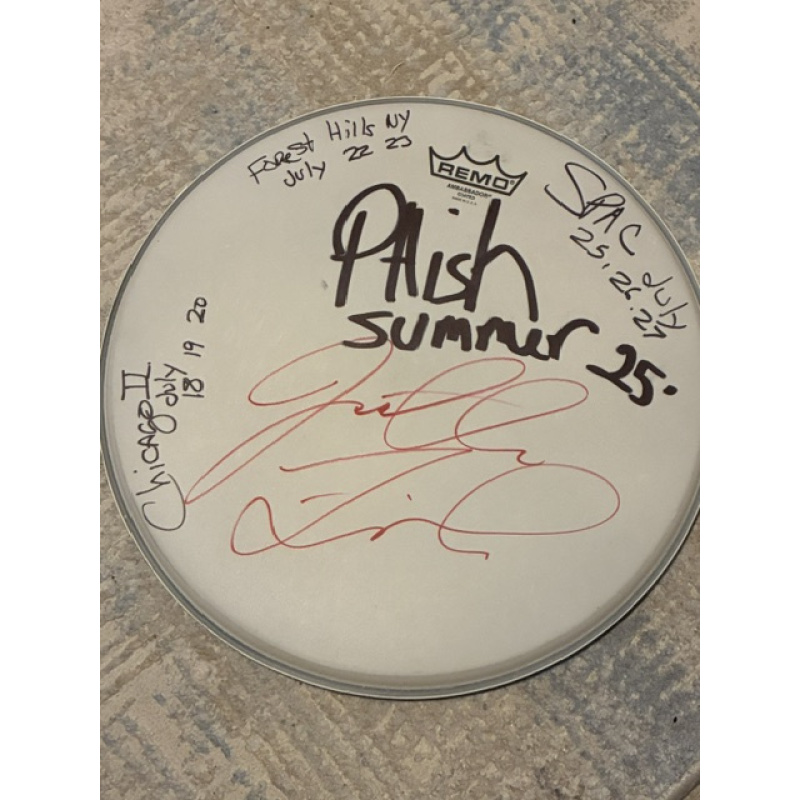 Mimi Fishman Foundation Launches Phish 2025 Drumhead and Drumstick Charity Auction