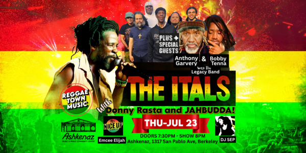 The Itals Bring Legendary Jamaican Reggae to Ashkenaz