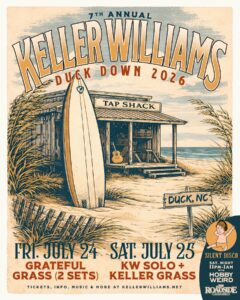Keller Williams’ 7th Annual Duck Down Returns to North Carolina July 24–25