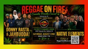Reggae on Fire Brings Donny Rasta & JAHBUDDA! and Native Elements to Oakland