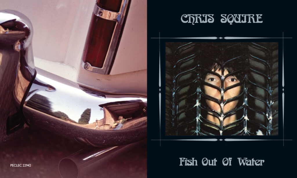 Reflected Glory | Back and front cover of the deluxe booklet for Chris Squire’s Fish Out of Water album. Courtesy of Esoteric Recordings.