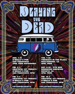 Playing The Dead Announces Late Summer and Fall Shows in Northern California