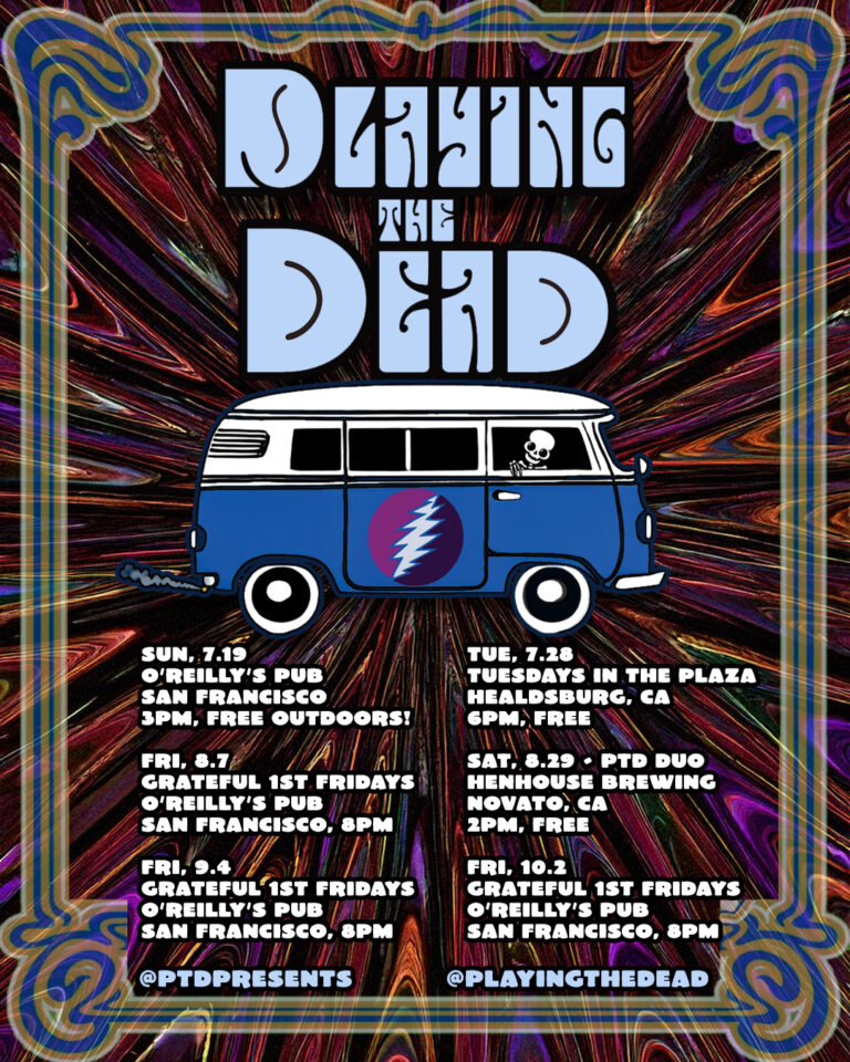 Playing The Dead Announces Late Summer and Fall Shows in Northern California