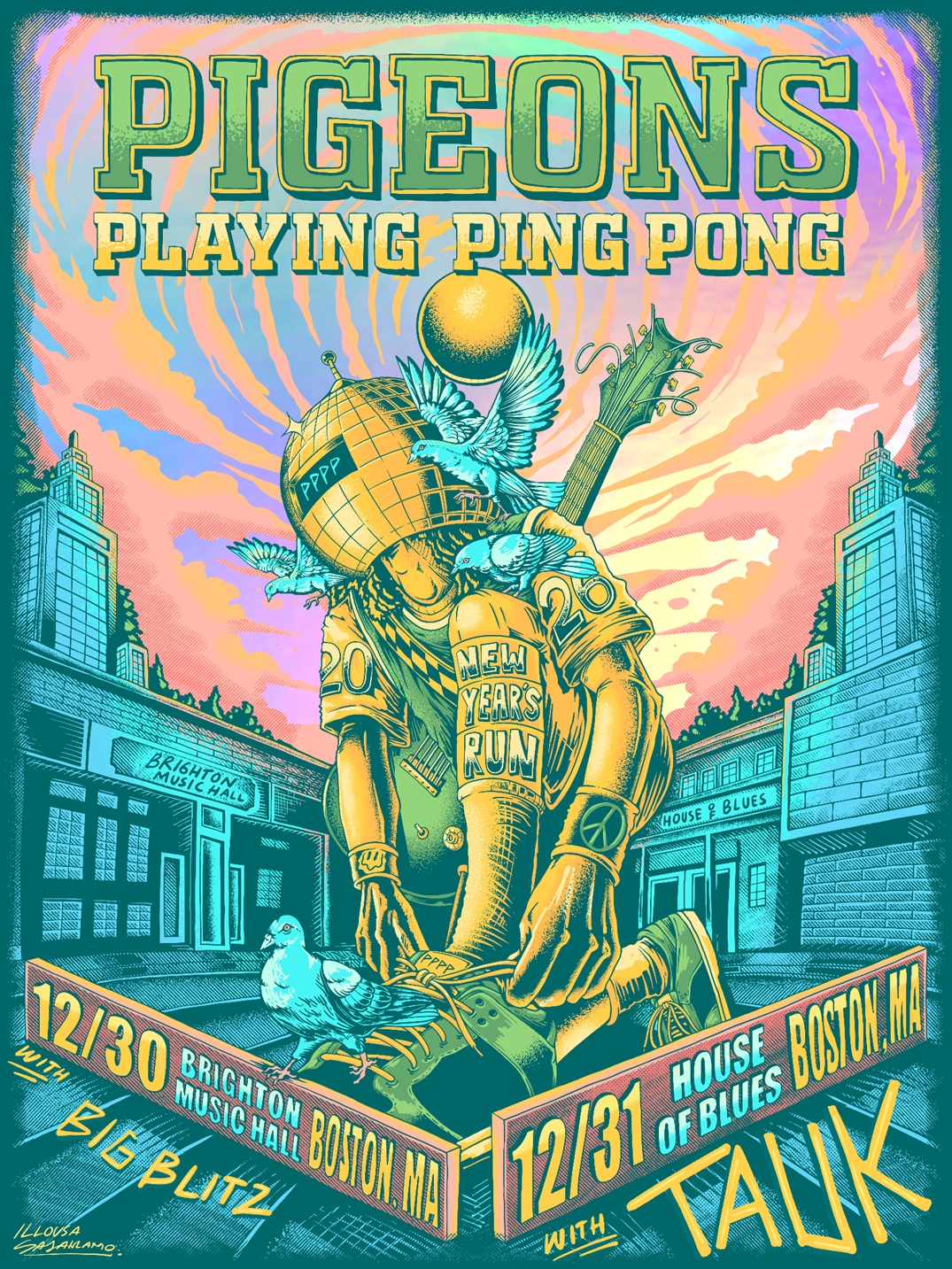Pigeons Playing Ping Pong Announces Two-Night New Year’s Eve Run in Boston