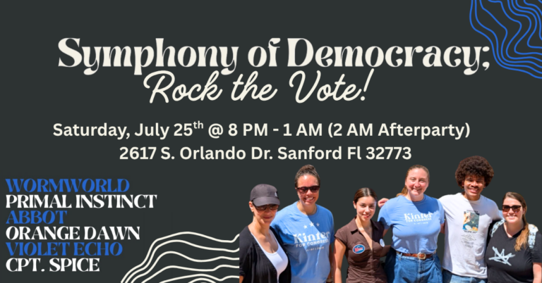 Symphony of Democracy Rock the Vote Concert Comes to Sanford July 25
