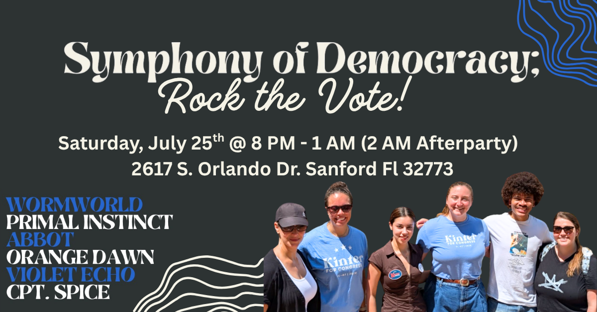 Symphony of Democracy Rock the Vote Concert Comes to Sanford July 25