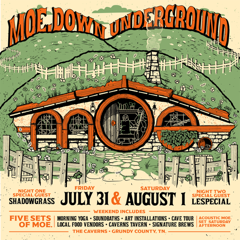 moe. Teams With The Caverns and Common John Brewing Co. for Limited-Edition moe.Down Pilsner
