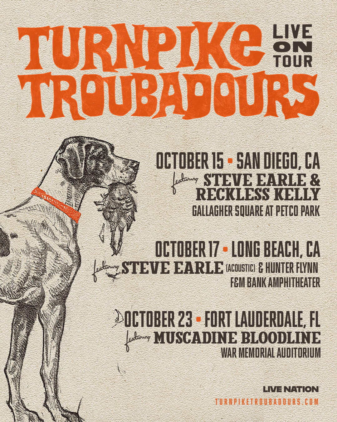 Turnpike Troubadours Add Three New Dates to Fall Headline Tour