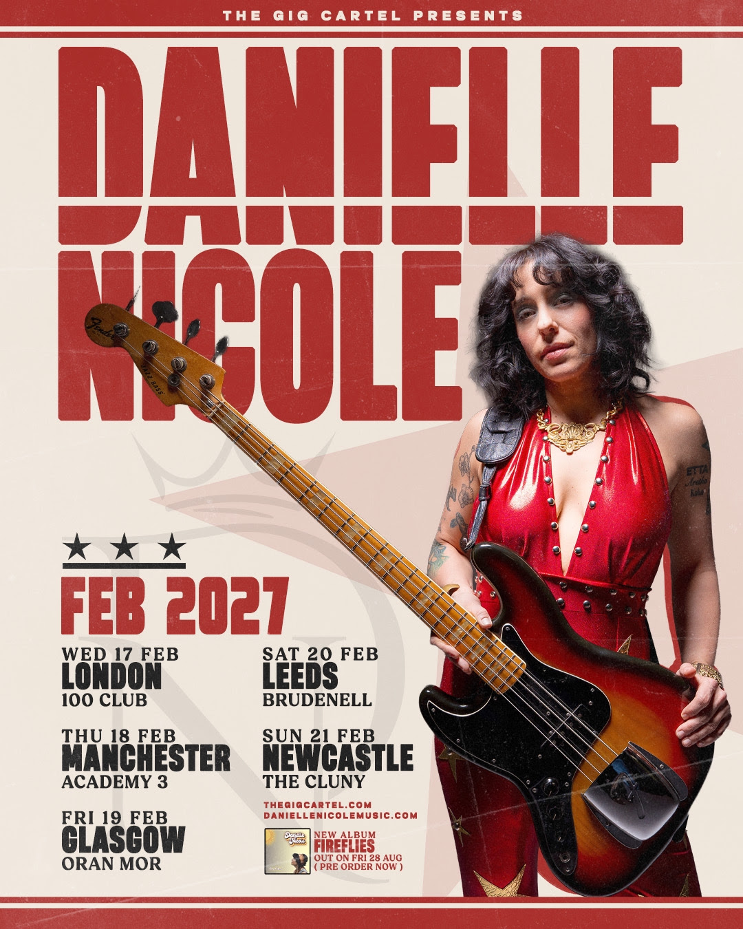Danielle Nicole Announces Fireflies February 2027 UK Tour