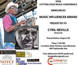 Cyril Neville to Receive 2026 Music Influencer Award in New Orleans
