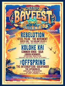 Mission Bayfest Returns to San Diego With Rebelution, The Offspring, Kolohe Kai and More