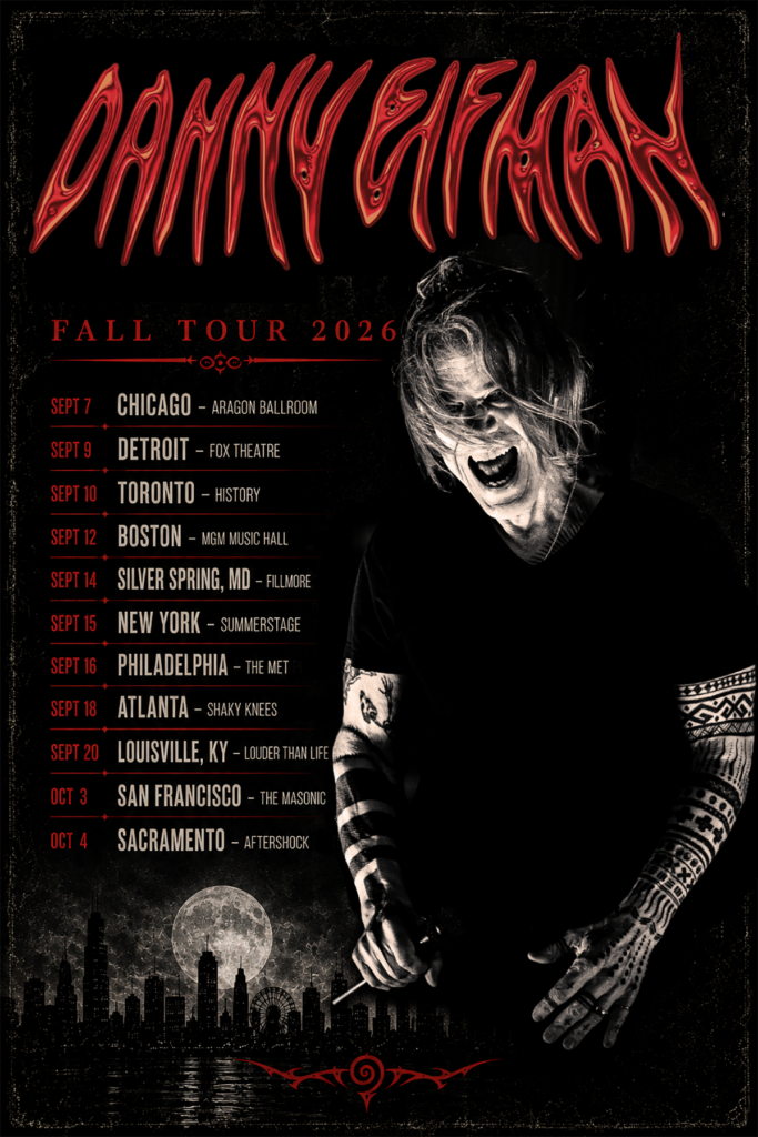 Danny Elfman Announces 2026 Fall Tour