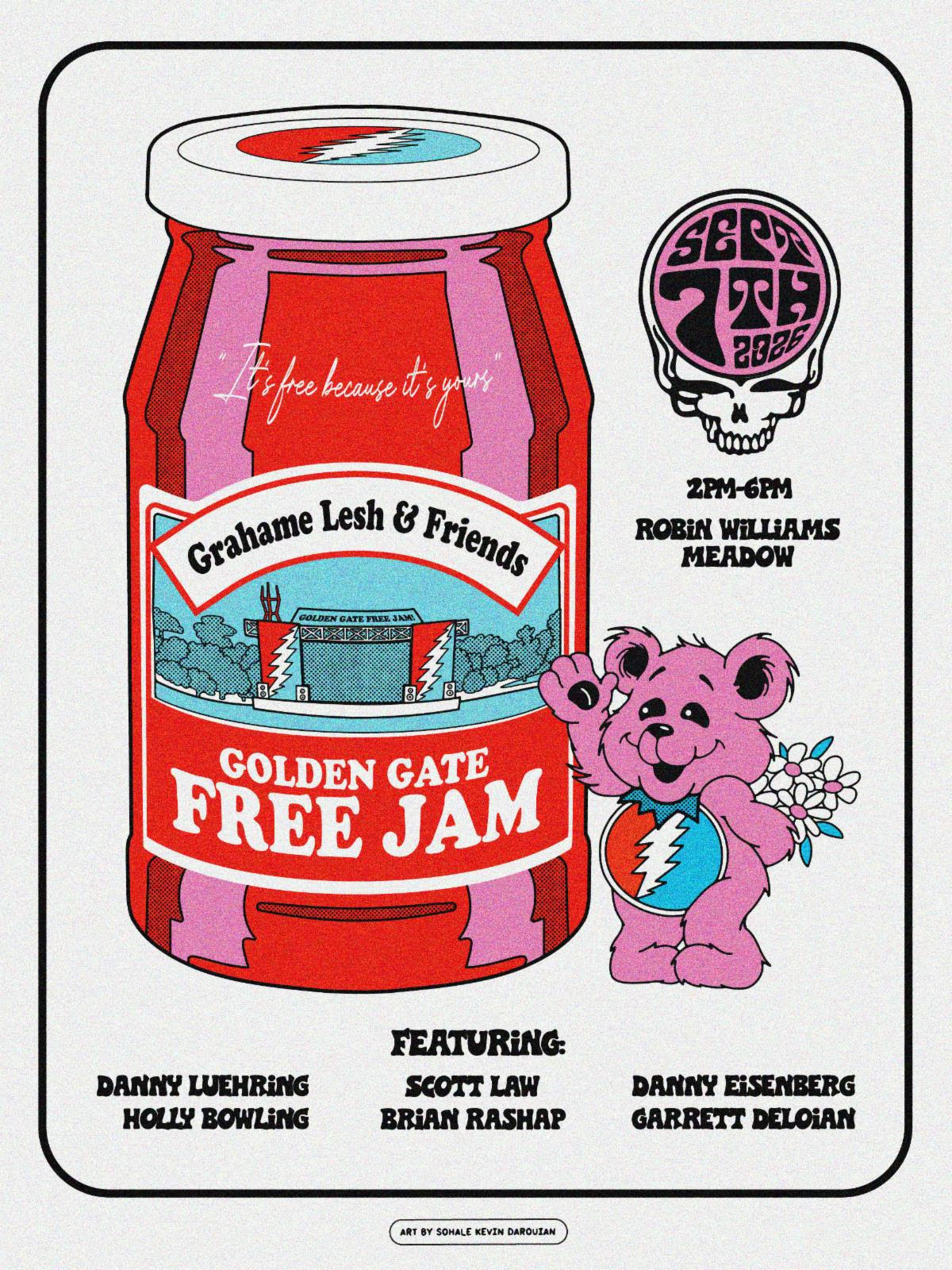 Forever Grateful, Golden Gate Park Exhibition Opens September 5 with Free Grahame Lesh and Friends Concert