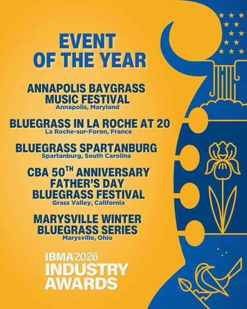 Annapolis Baygrass Nominated for IBMA Event of the Year, Adds Friday Night Kick-Off Party