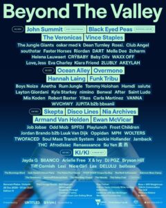 Beyond The Valley Unveils 2026/27 Lineup Featuring John Summit, Black Eyed Peas, KI/KI and Skepta