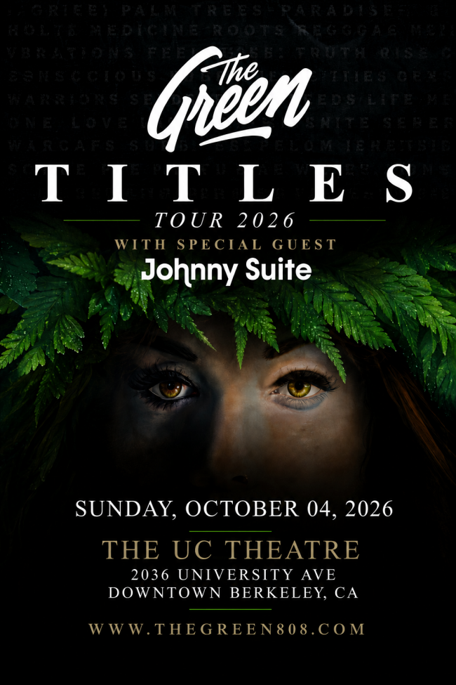 The Green Bring TITLES Tour 2026 to The UC Theatre in Berkeley