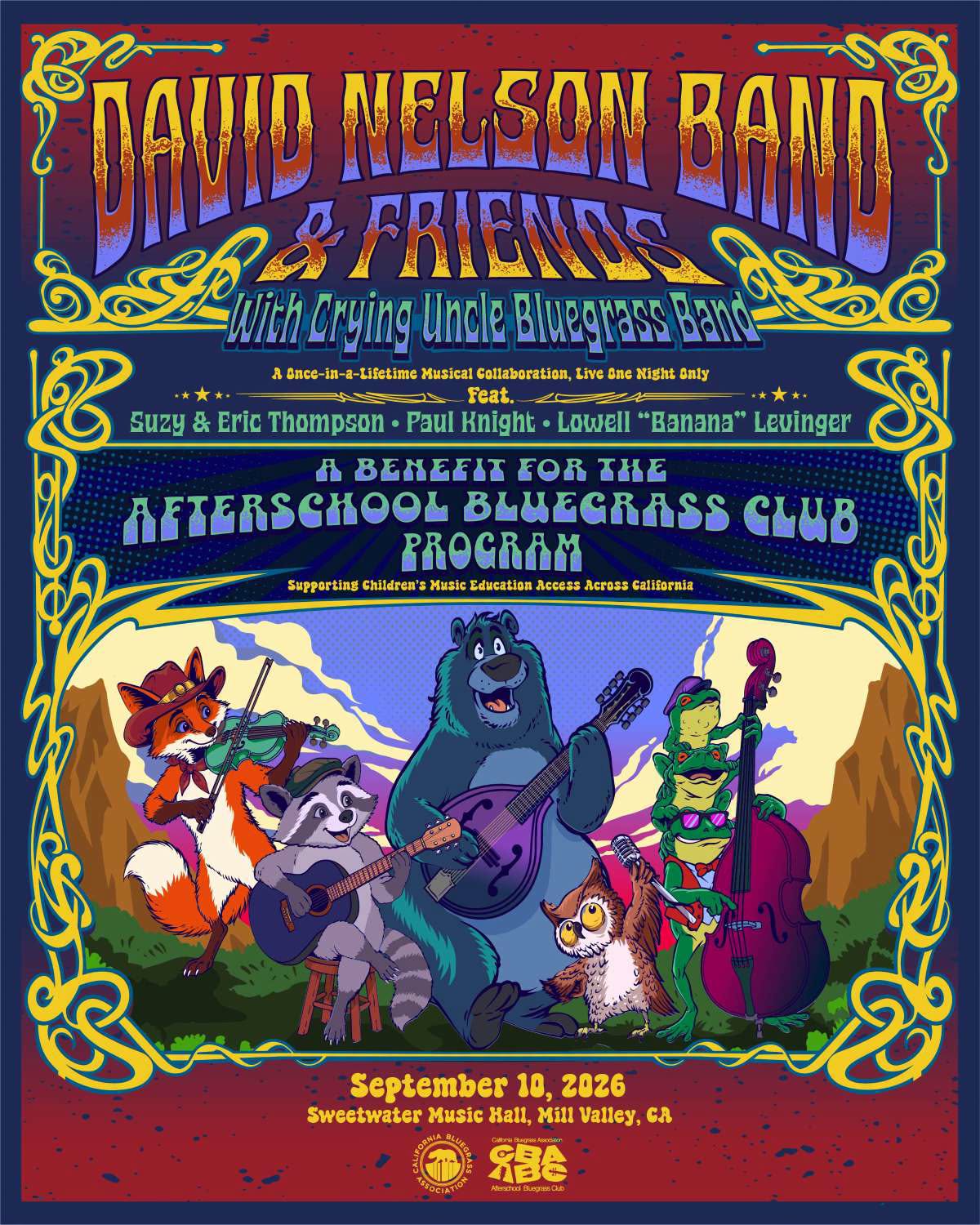 Sweetwater Music Hall September Shows: Moonalice, David Nelson, Spafford & More