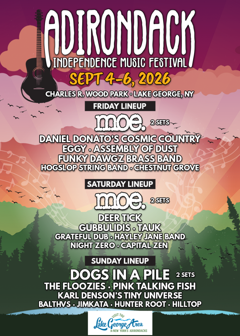 Adirondack Independence Music Festival 2026 Preview: No Work & All Play: Labor Day at ADK