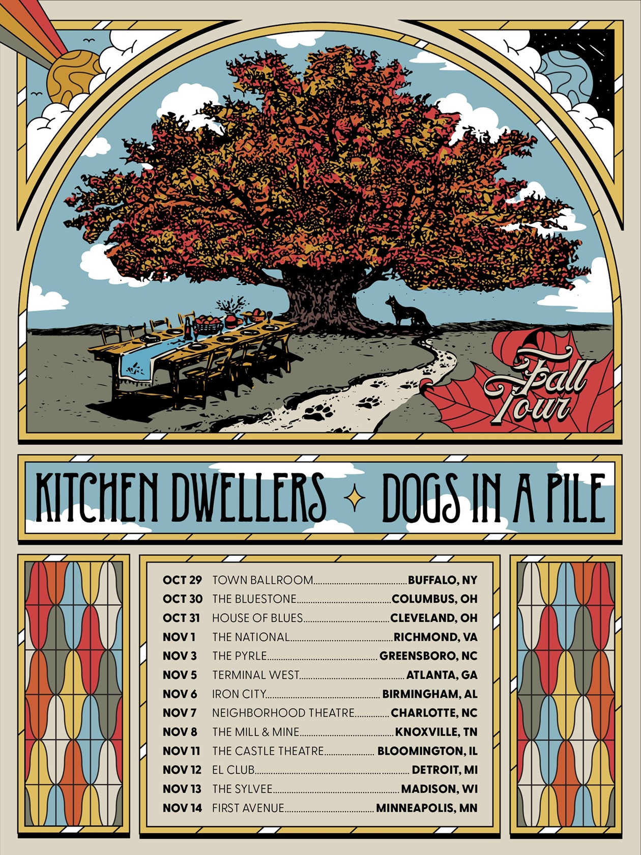 Kitchen Dwellers and Dogs In A Pile Announce Co-Headline Fall Tour