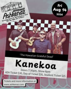 Ashkenaz Highlights Grateful Dead-Inspired Kanekoa Alongside a Diverse August Calendar