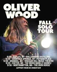 Oliver Wood Announces Five Northeast Solo Shows With Ric Robertson