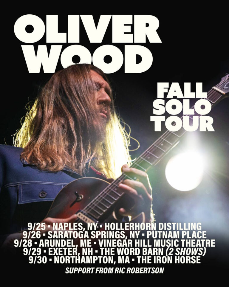 Oliver Wood Announces Five Northeast Solo Shows With Ric Robertson