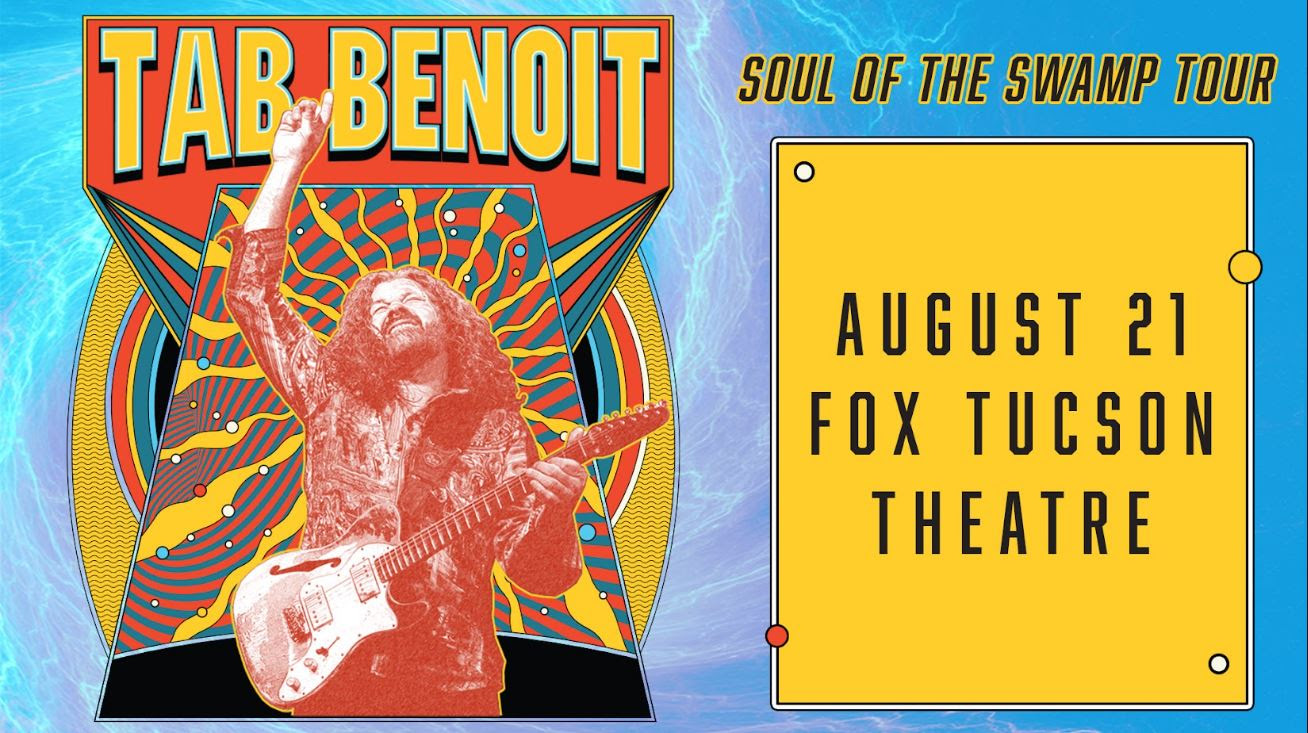Tab Benoit Brings “Soul of the Swamp” Tour to Tucson’s Fox Theatre August 21
