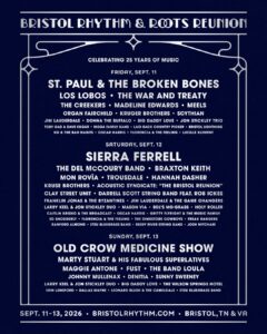 Bristol Rhythm & Roots Reunion Announces Daily Schedules For Festival’s 25th Anniversary