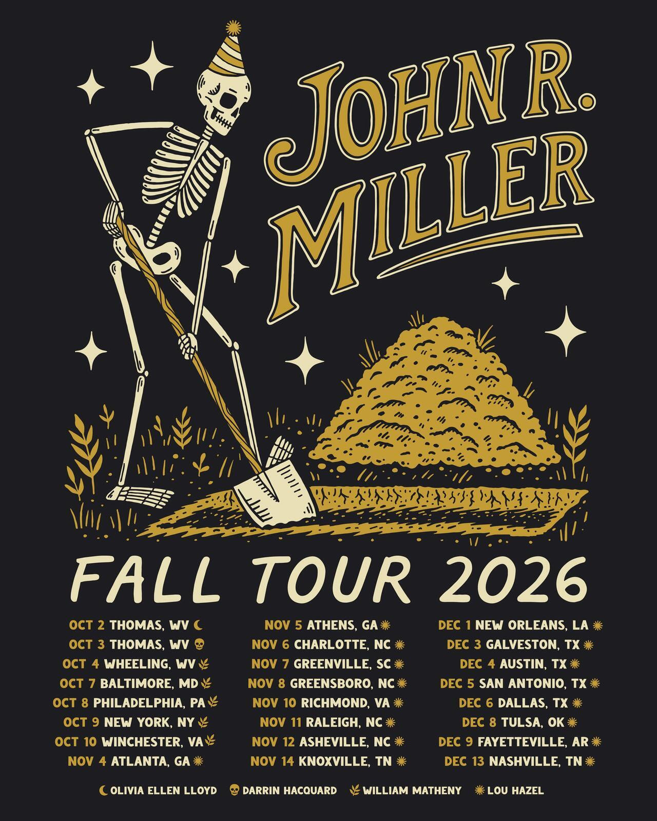 John R. Miller Announces Fall/Winter Tour in Support of The Great Unknowing