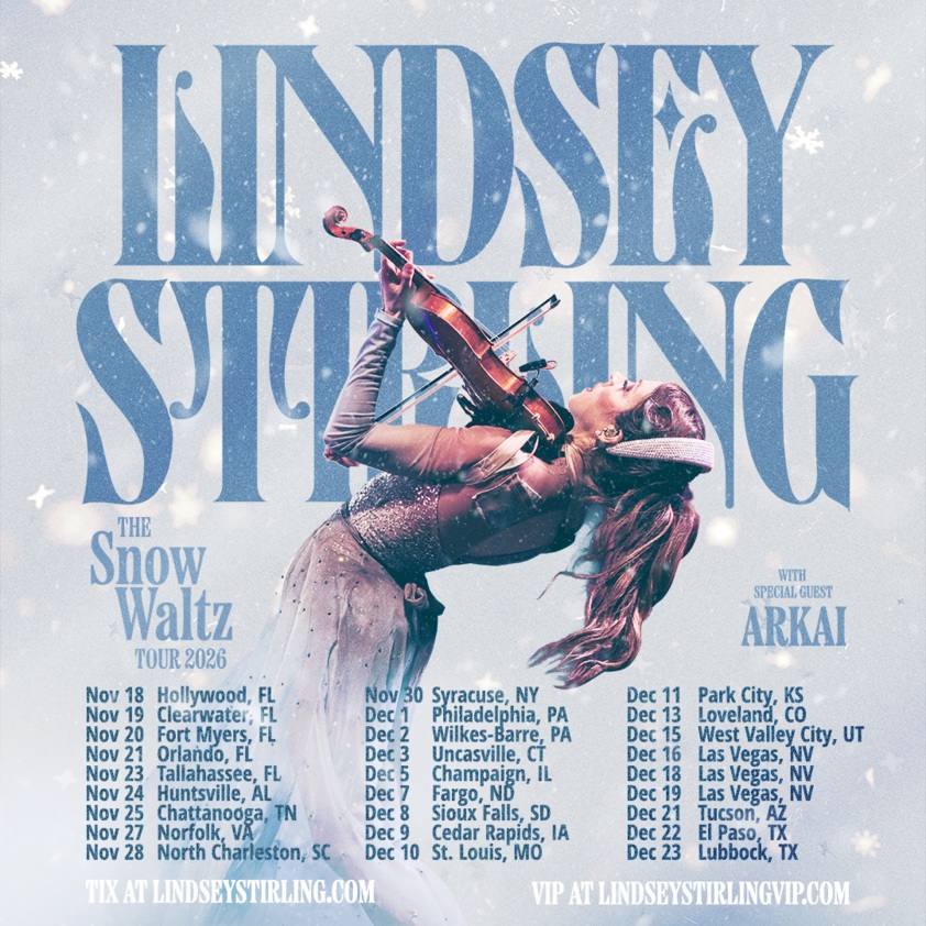 Lindsey Stirling Sets 25-City Snow Waltz Holiday Tour