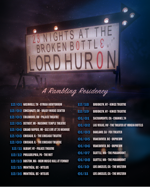 Lord Huron Announces “23 Nights at The Broken Bottle” Tour