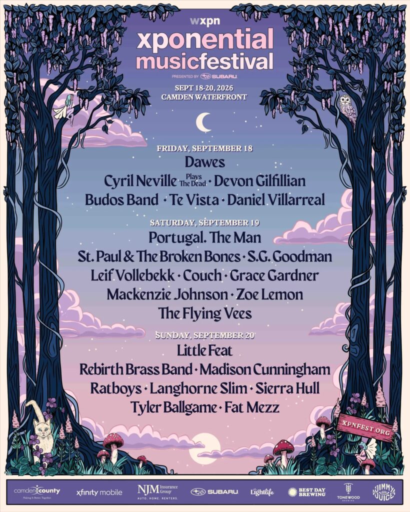 WXPN Reveals 2026 XPoNential Music Festival Set Times
