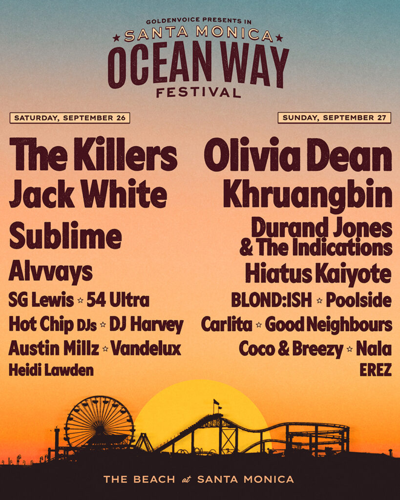 The Killers and Olivia Dean Headline Inaugural Ocean Way Festival