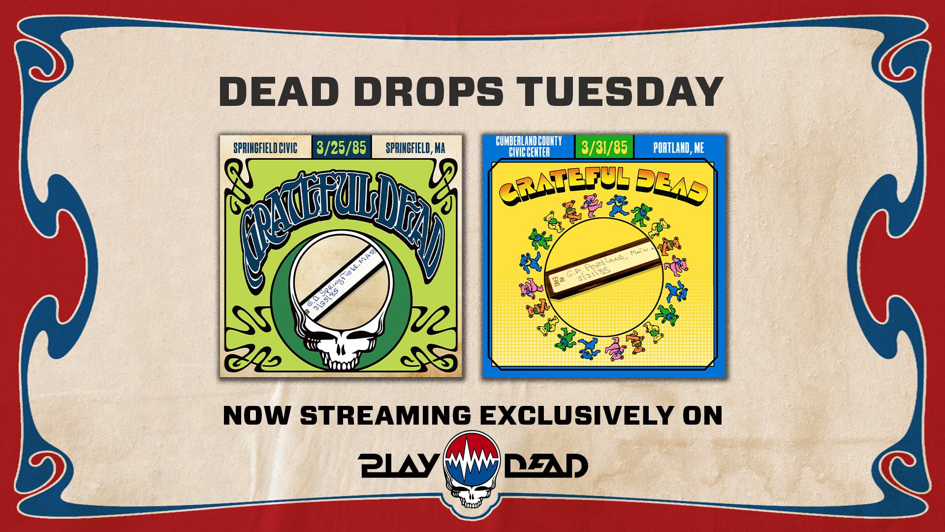 Grateful Dead’s Spring Tour 1985 Keeps Delivering With Two New Play Dead Releases