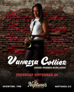 Vanessa Collier Brings Keep It Saxy Tour to Neptune’s in Hyannis September 24