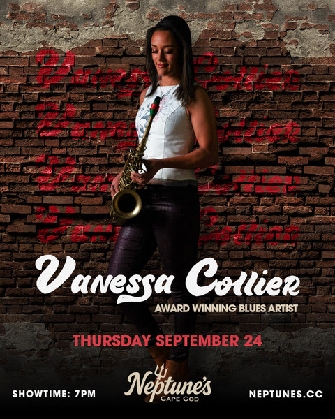 Vanessa Collier Brings Keep It Saxy Tour to Neptune’s in Hyannis September 24