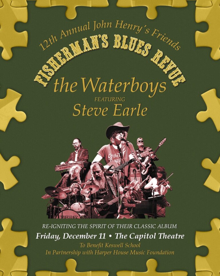 Steve Earle Announces 12th Annual John Henry’s Friends Benefit With The Waterboys